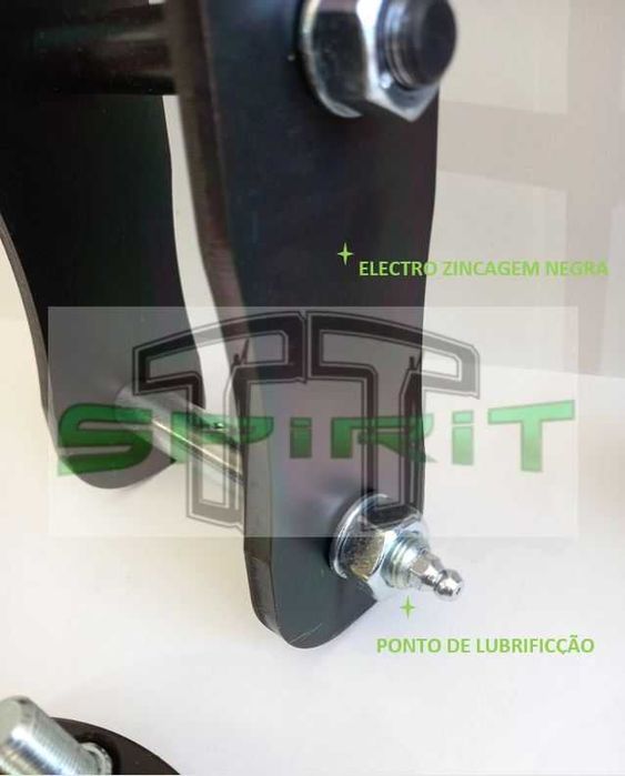 Brincos elevação de suspensão Nissan pick up D21 e D22 (85->08)