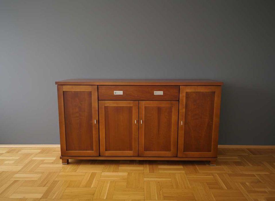 SOLIDNA komoda drewniana – wiśnia antyczna – 162cm