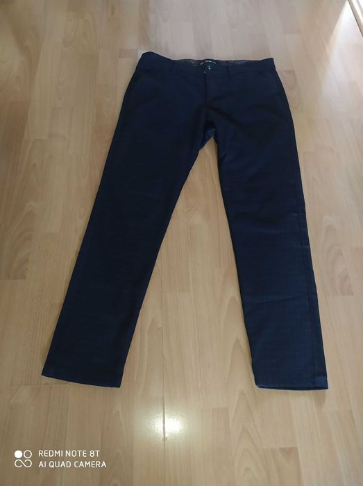 Garniturowe eleganckie męskie spodnie ROZMIAR 34