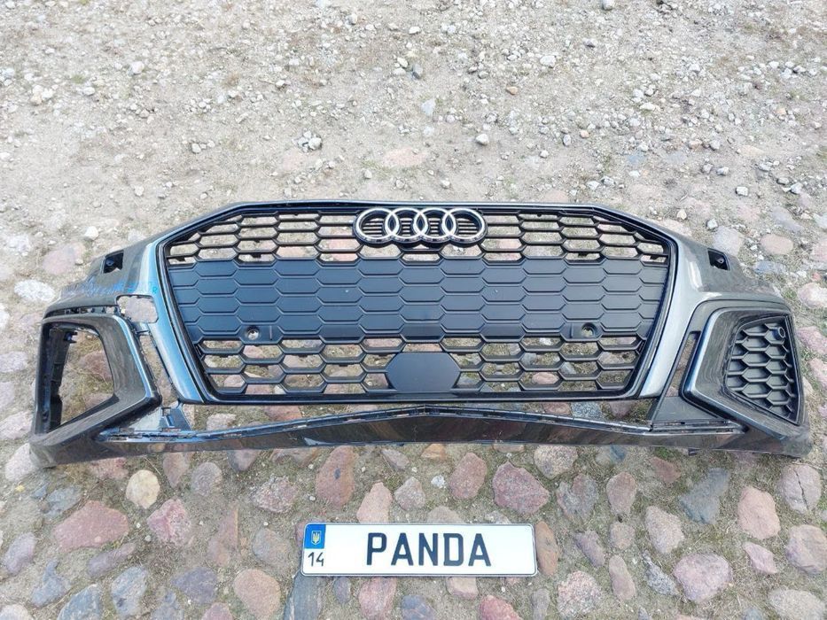 Audi A3 8Y0 реальний бампер передній S-line задній седан 8Y5 спойлер