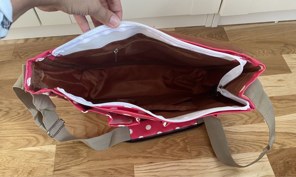 Nowa torba listonoszka duza retro