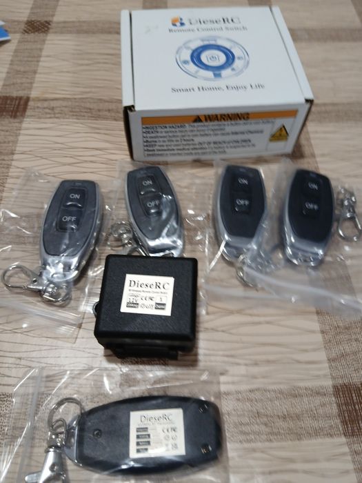 Одноканальный пульт 5 шт с приемником