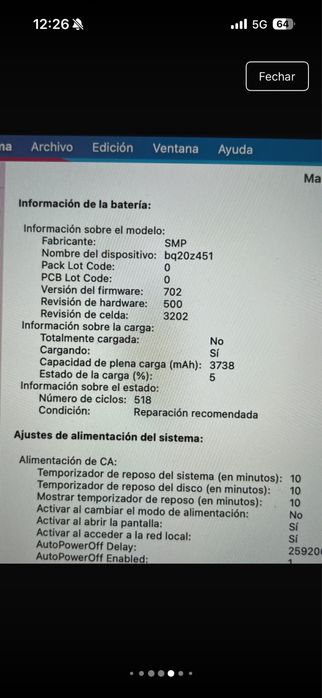 Macbook 12 250GB cinza