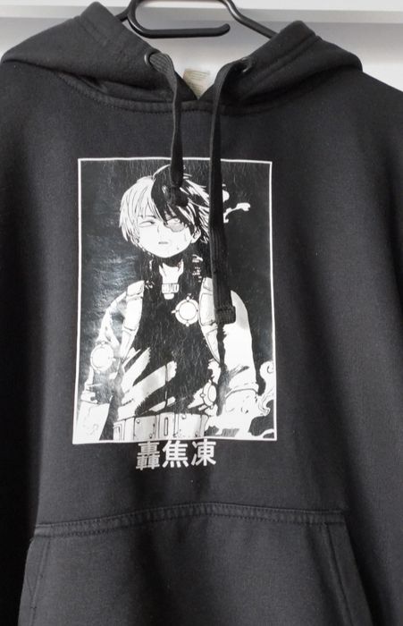 Czarna bluza damska kaptur Anime rozm.L