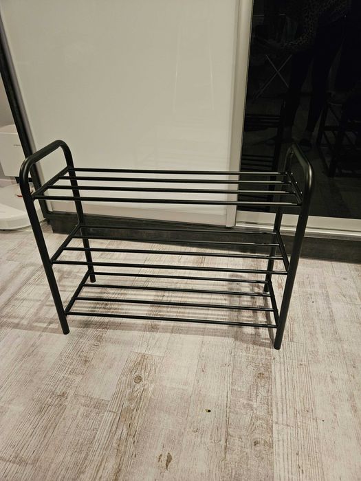 Pudełka z 3 poziomami czarna dom przechowywanie