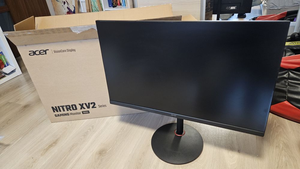 Acer XV322QU 32” QHD – uszkodzony (pęknięta matryca) komplet - pudełko