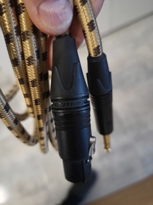 Kabel XLR - Jack 6,3mm Neutrik