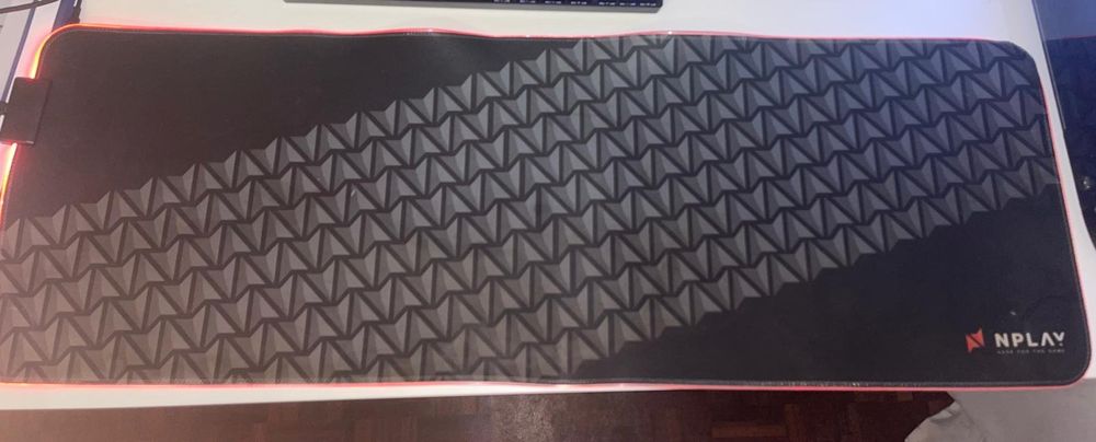 Teclado Mecânico NPlay Switch Azul e Tapete de rato com leads