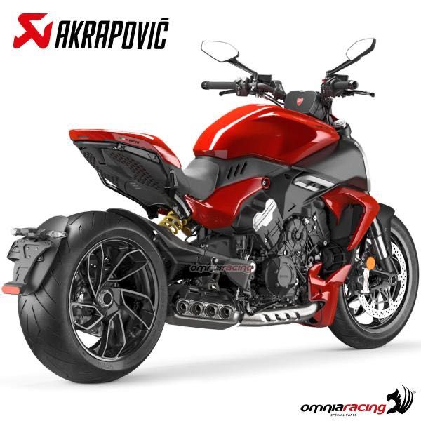 вихлоп   AKRAPOVIC full EXHAUST STITANIUM ducati diavel v4 2023-2025
