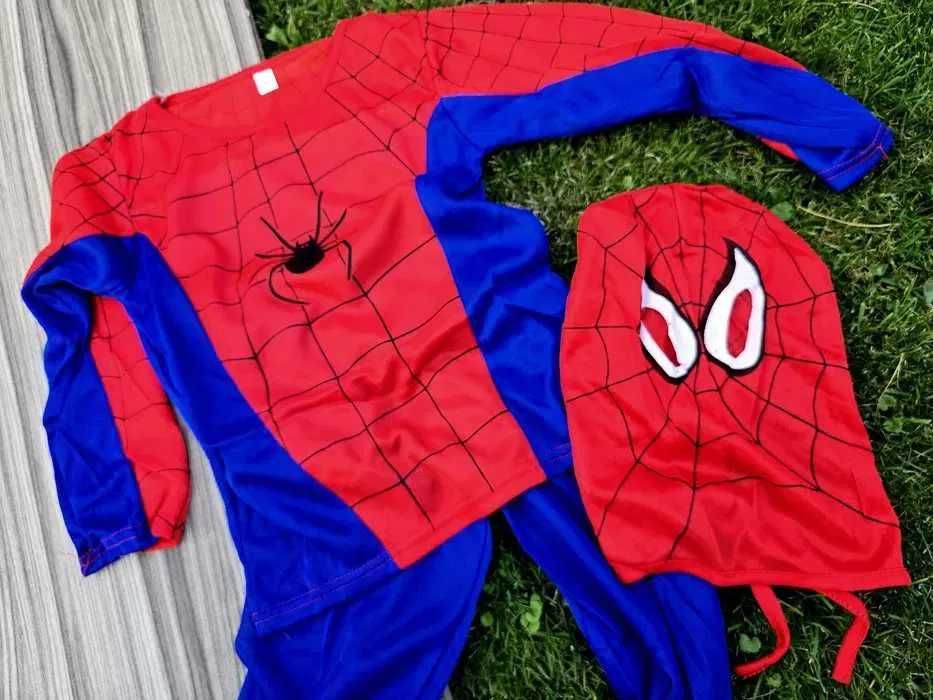 Super strój przebranie Spider-Man dla dzieci rozm S nowe