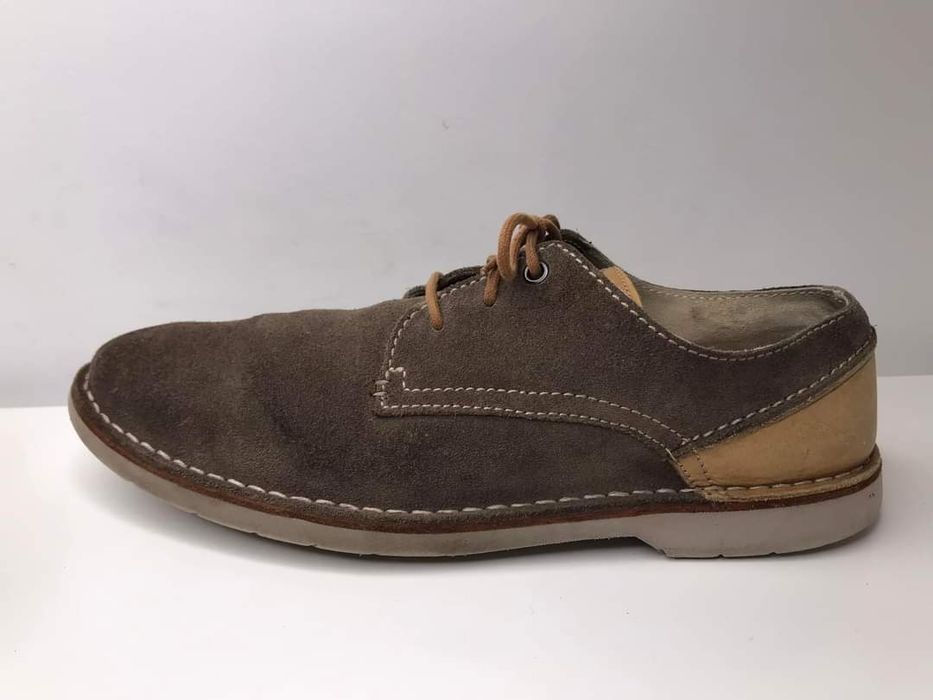 Półbuty meskie skórzane lekkie Clarks Rozmiar 42