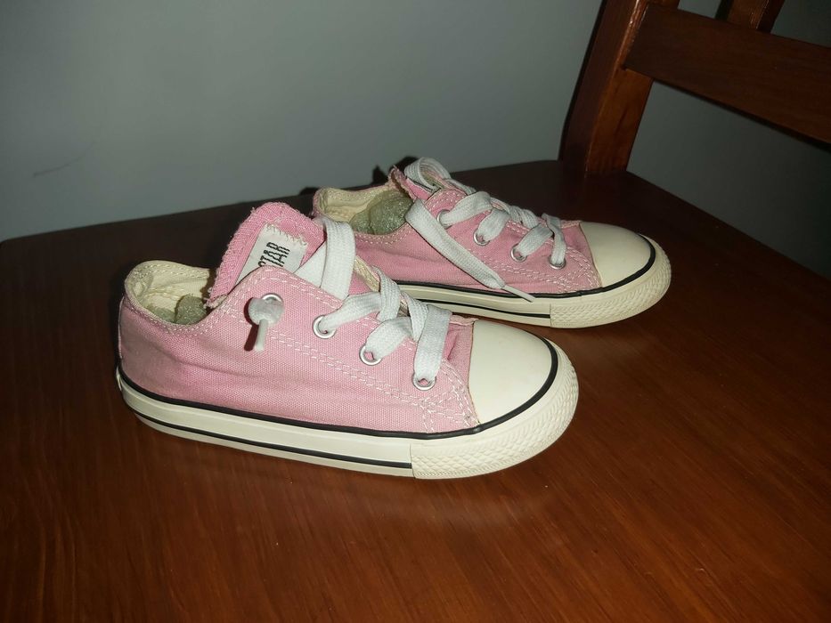 (34) Buciki r. 25 Tenisówki Converse All Srar Trampki różowe
