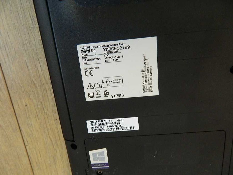 Fujitsu Lifebook A357 Core i5 7gen