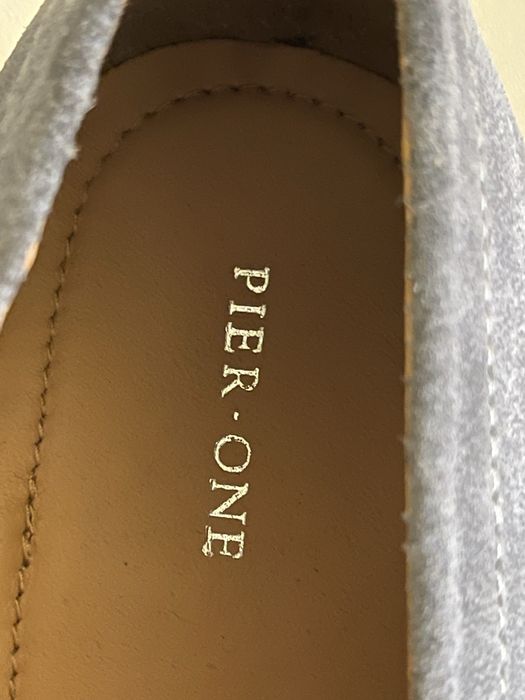 Замшеві лофери мокасіни бренд Piere One унісекс