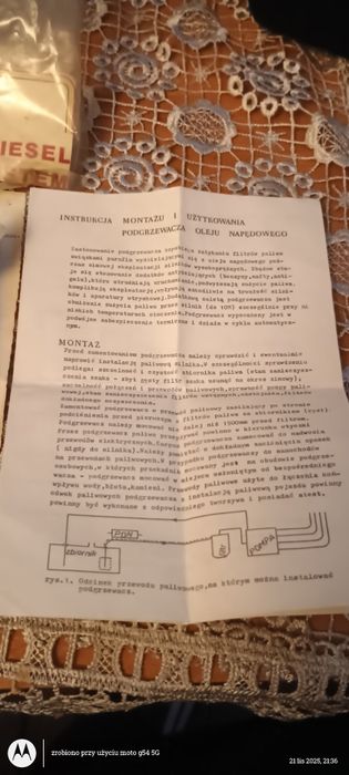 Podgrzewacz oleju napędowego prl star jelcz
