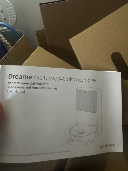 Робот-пилосос миючий Dreame Bot X40 Ultra Complete White