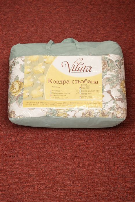 Ковдра  Одеяло Viluta 210×170 двоспальна, 100% шерсть зимова нова