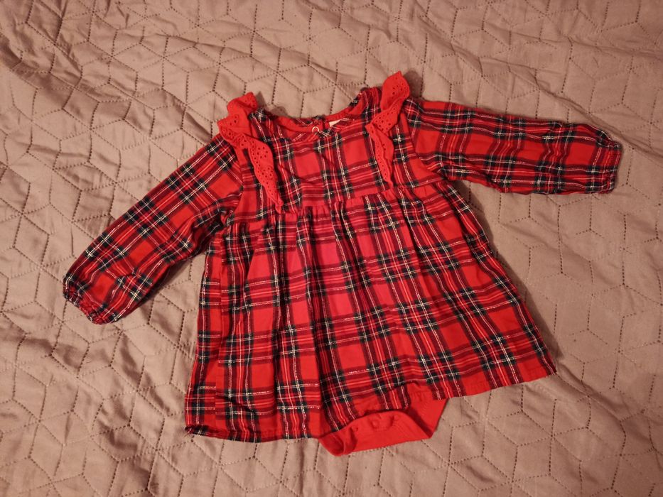 Sukienka body świąteczna 68