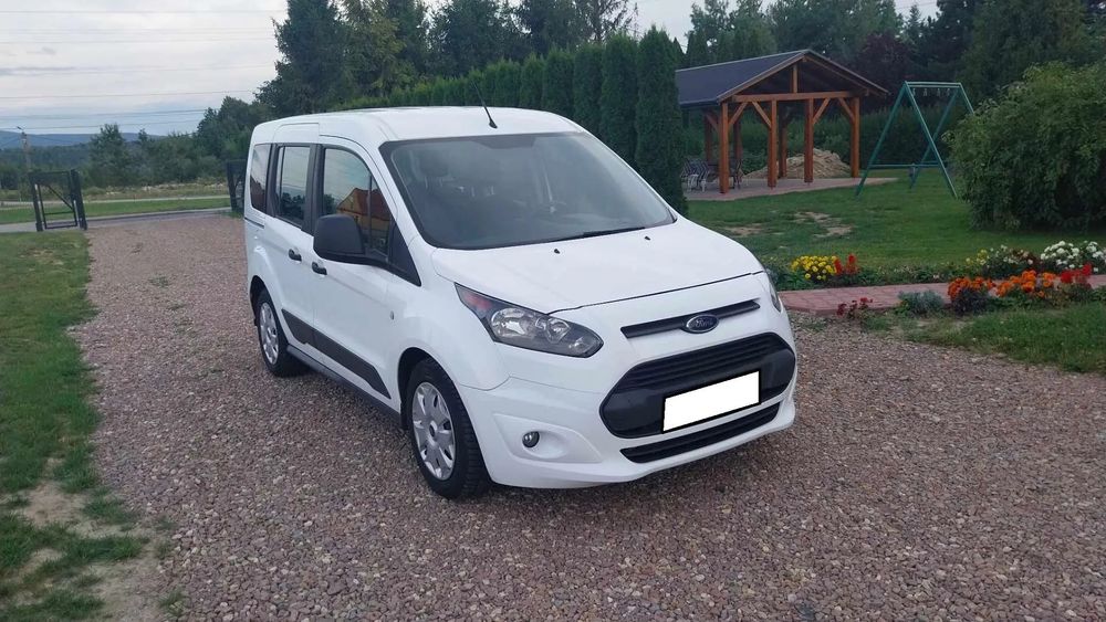 Ford Tourneo Connect 1/5 TDCi, Euro 6, klima, elektryka, hak, 1 właściciel