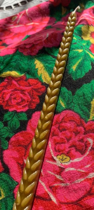 Свічка Колосок форма для виготовлення