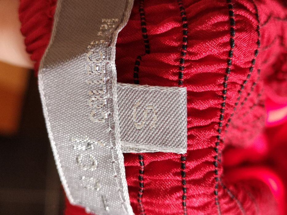 Vestido de cerimónia vermelho, curto, novo, S