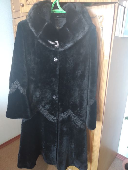 Шуба мутон натуральная