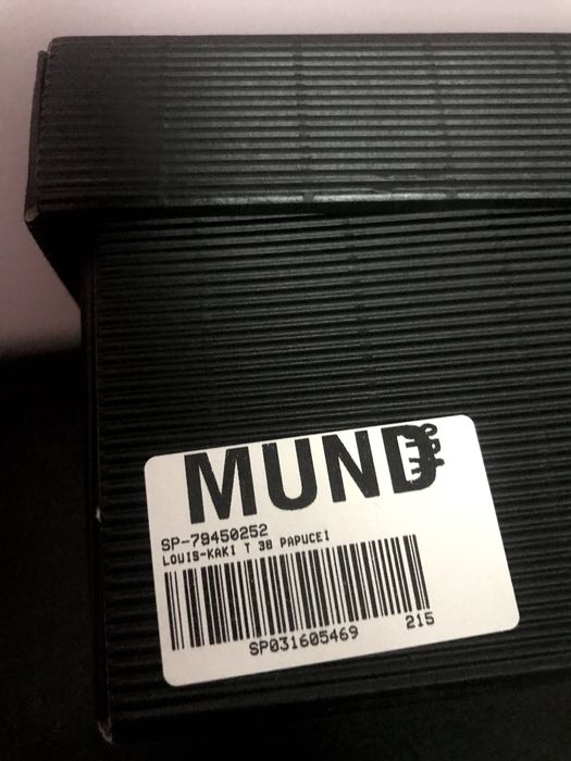 Botim Papucei - LOUIS - Cáqui - Multicolor NOVO T38