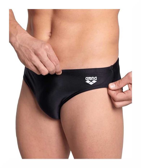 Kąpielówki ARENA SANTAMARIAS R L (UK40) Męskie Czarne Dopasowane