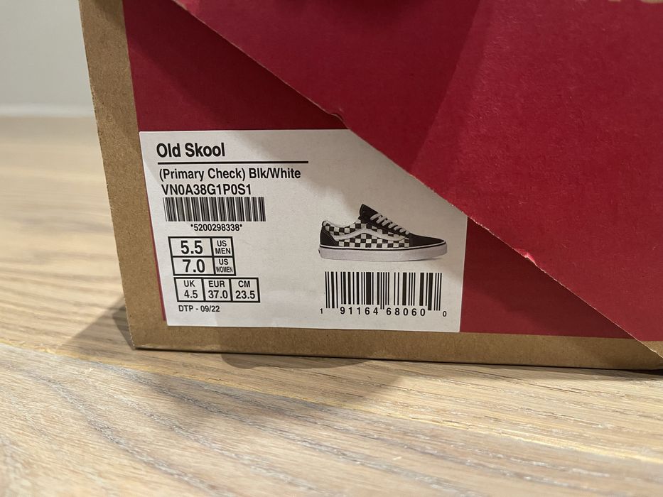 Кеди Vans Old Skool в клітинку