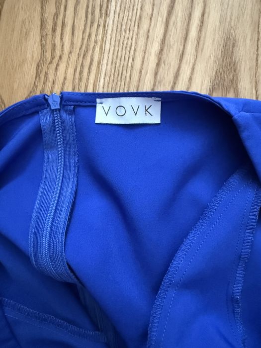 Синя сукня від бренду Vovk
