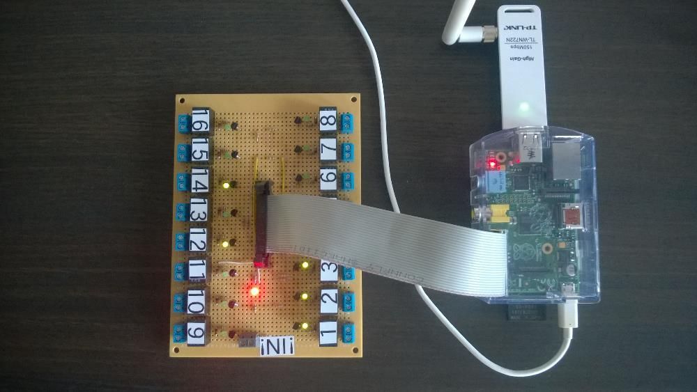 Płyta przekaźnikowa / Zdalne sterowanie przez internet / Raspberry Pi
