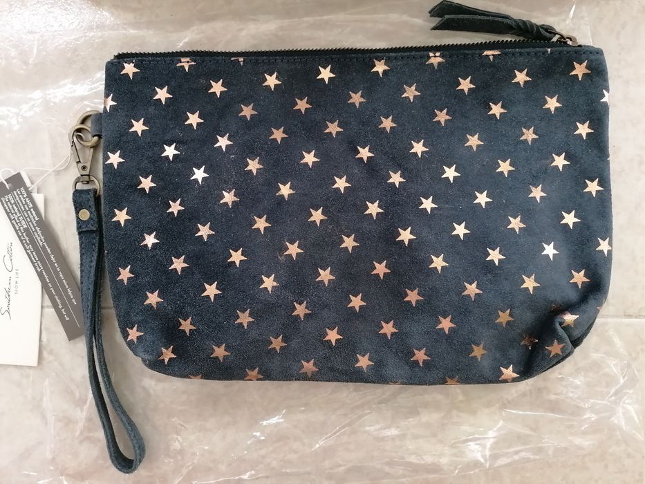 Bolsa / pochete em camurça natural Nova