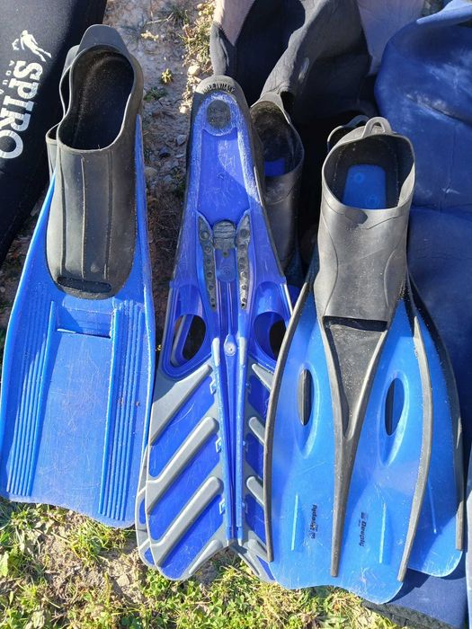 Fatos de Mergulho, Barbatanas