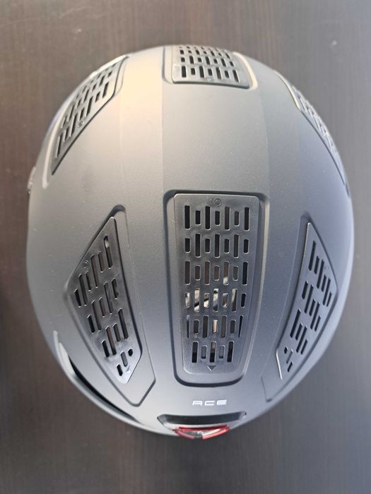 aski Kask rowerowy Abus Hyban 2.0 Ace r. 56-61 cm M/L czarny cat. 0