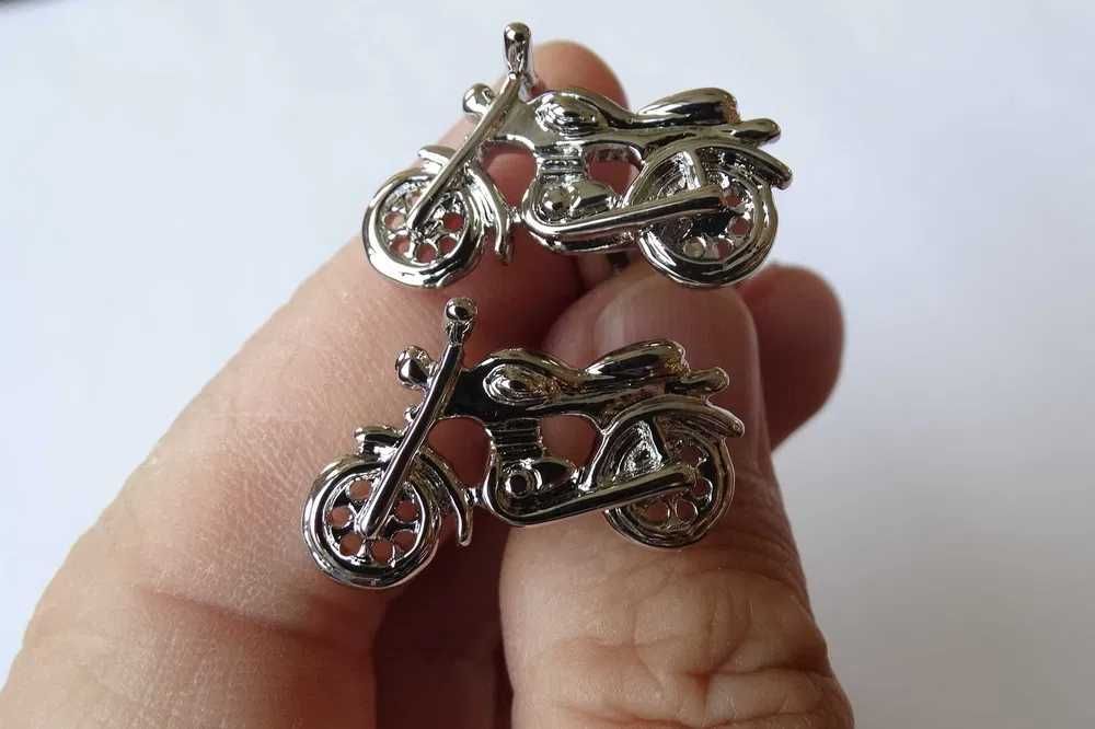 Nowe spinki do mankietów do koszuli męskiej motocykle motory harley