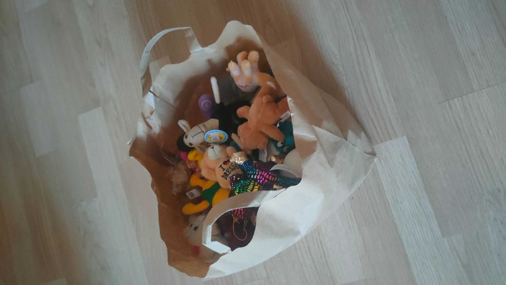 Torba małych maskotek (dużo nowych z metkami)