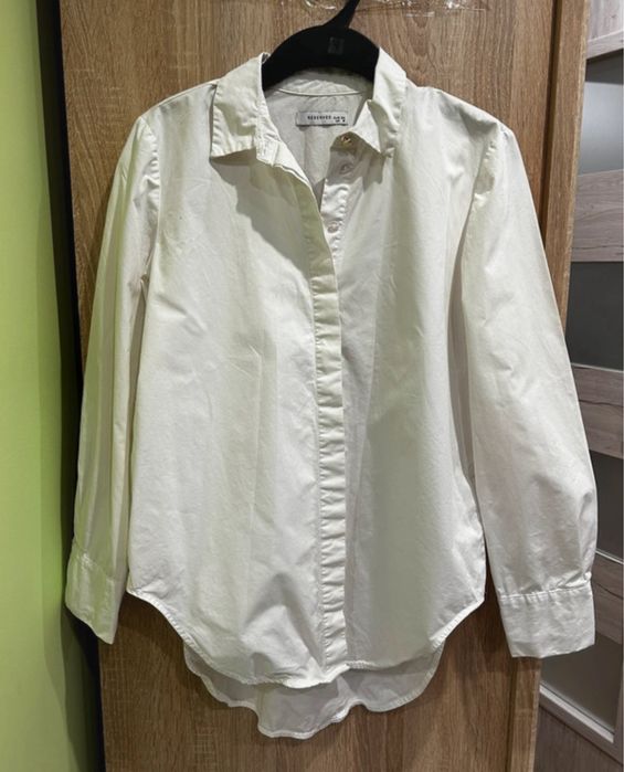 Koszula damska Reserved elegancka biała rozmiar XS stan idealny