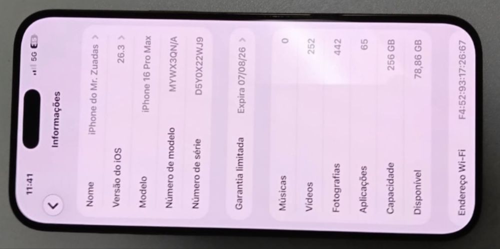 Iphone 16 Pro max  256GB