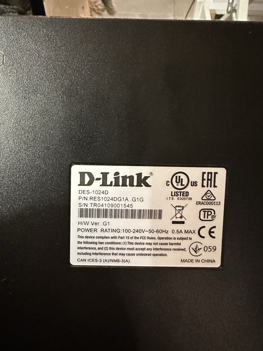 Коммутатор D-Link des-1024D и netis ST3124P