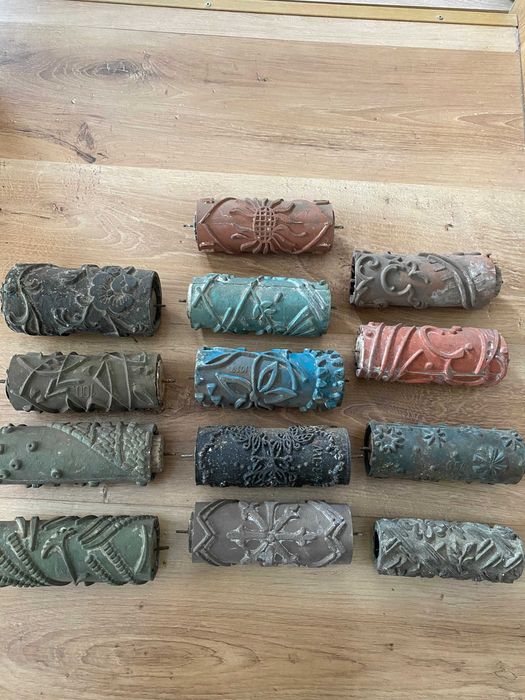 Wałki malarskie PRL 13 szt