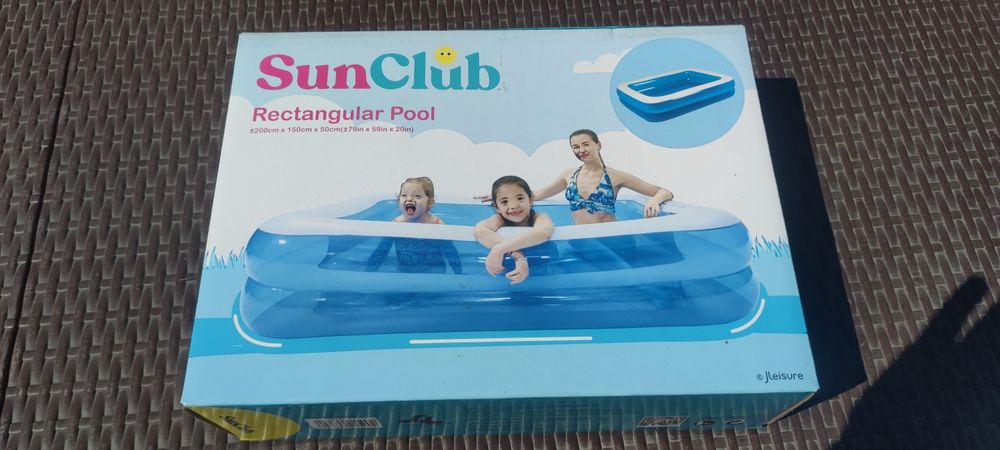 BASEN dmuchany rodzinny  SUNCLUB 200 x 150 x 50 cm – nowy, orginalnie zapakowany