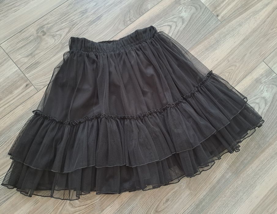 Czarna spódniczka spódnica tiulowa mini bocca
