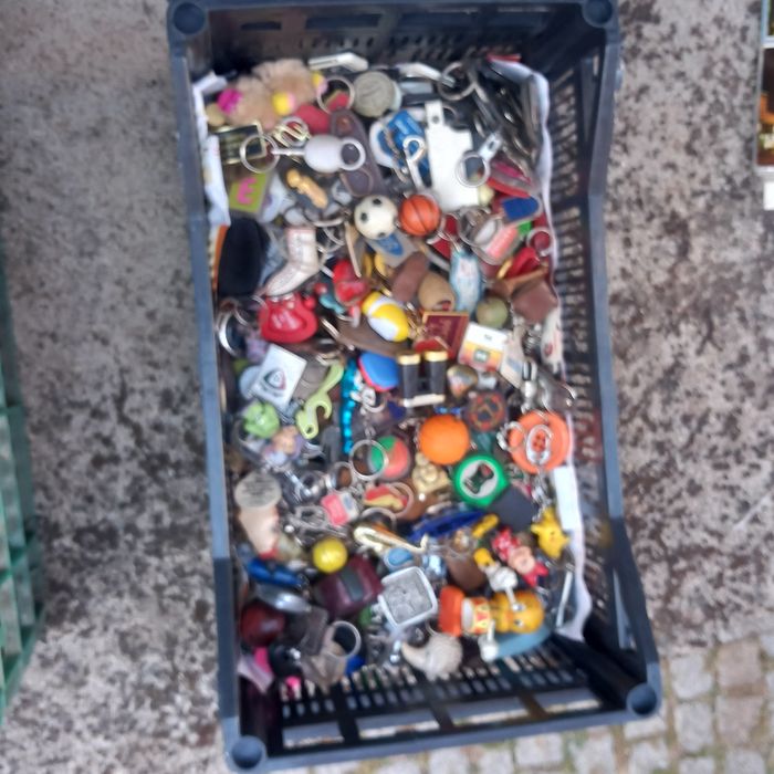 Grande lote de porta-chaves