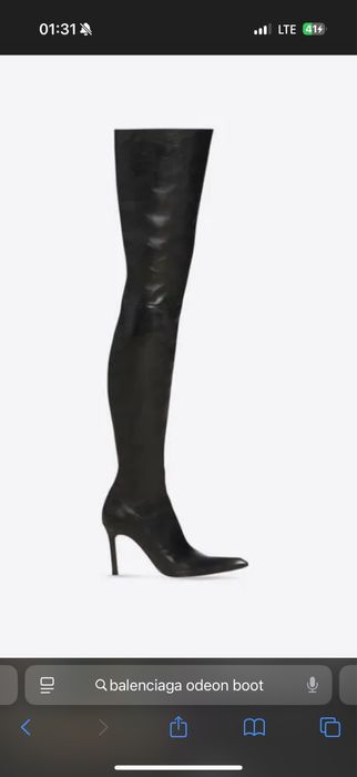 Ботфорди чоботи Balenciaga Odeon Boot Оригінал