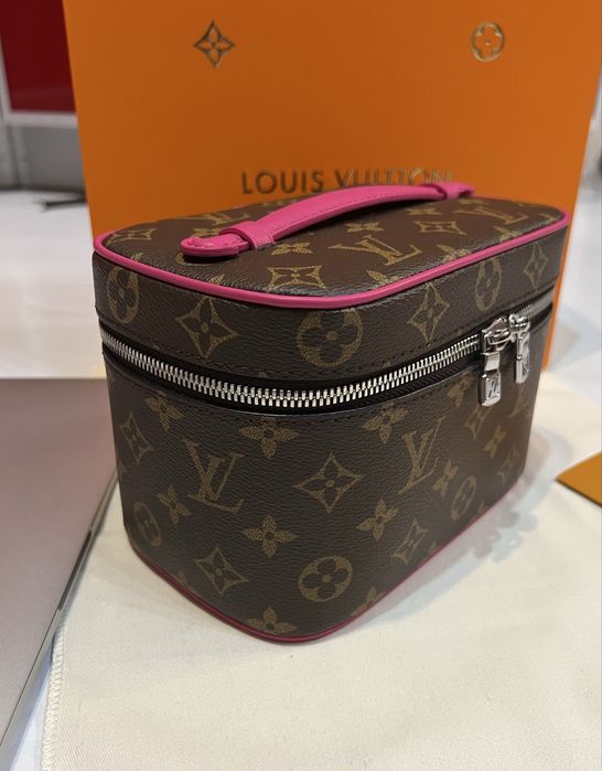 Косметичка Louis Vuitton Nike Mini Pink чип NFC