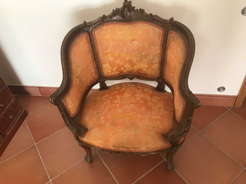 Antiguidade: Conjunto de sala Luís XV