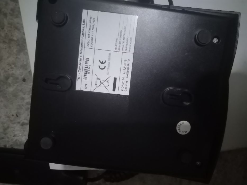 Telefone com fios fixo