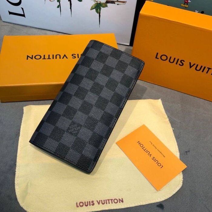 Гаманець Louis Vuitton Brazza Monogram Eclipse клатч луи виттон