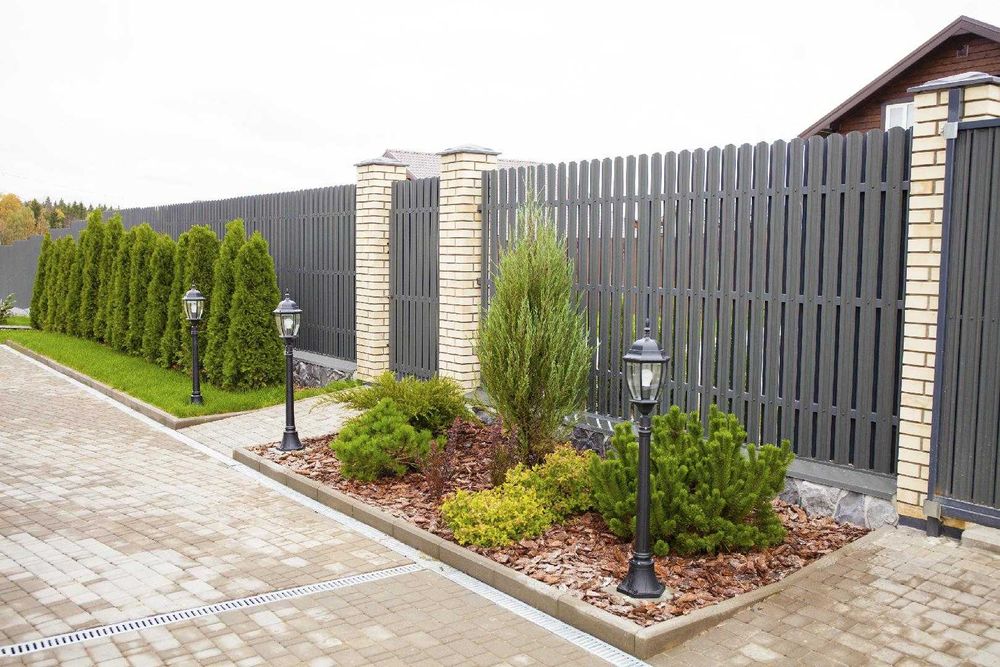 ШТАХЕТНИК, МЕТАЛОШТАХЕТНИК напівкруглий від виробника.