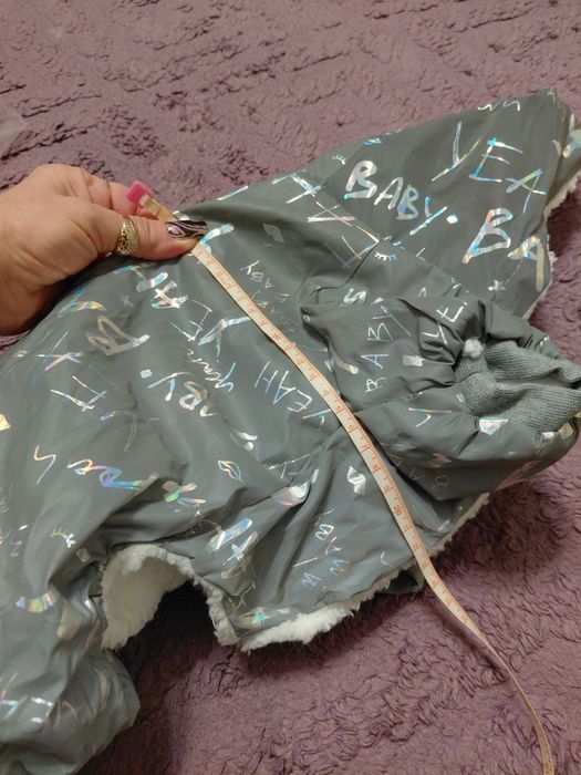 Зимний тепленький светоотражающий комбинезон для мелких пород собак